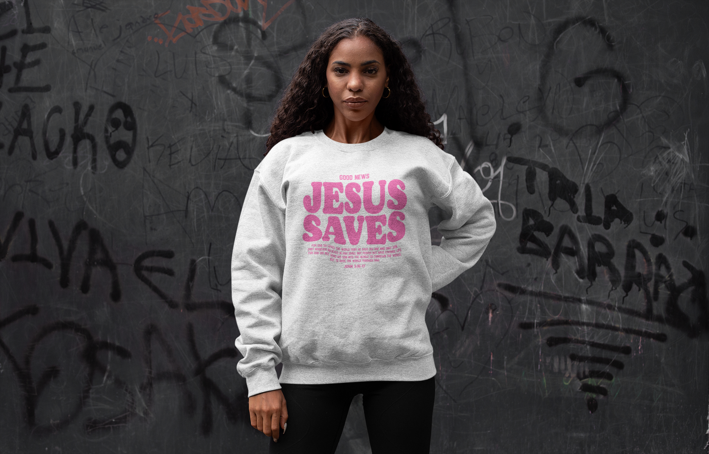 Jesus Saves Crewneck