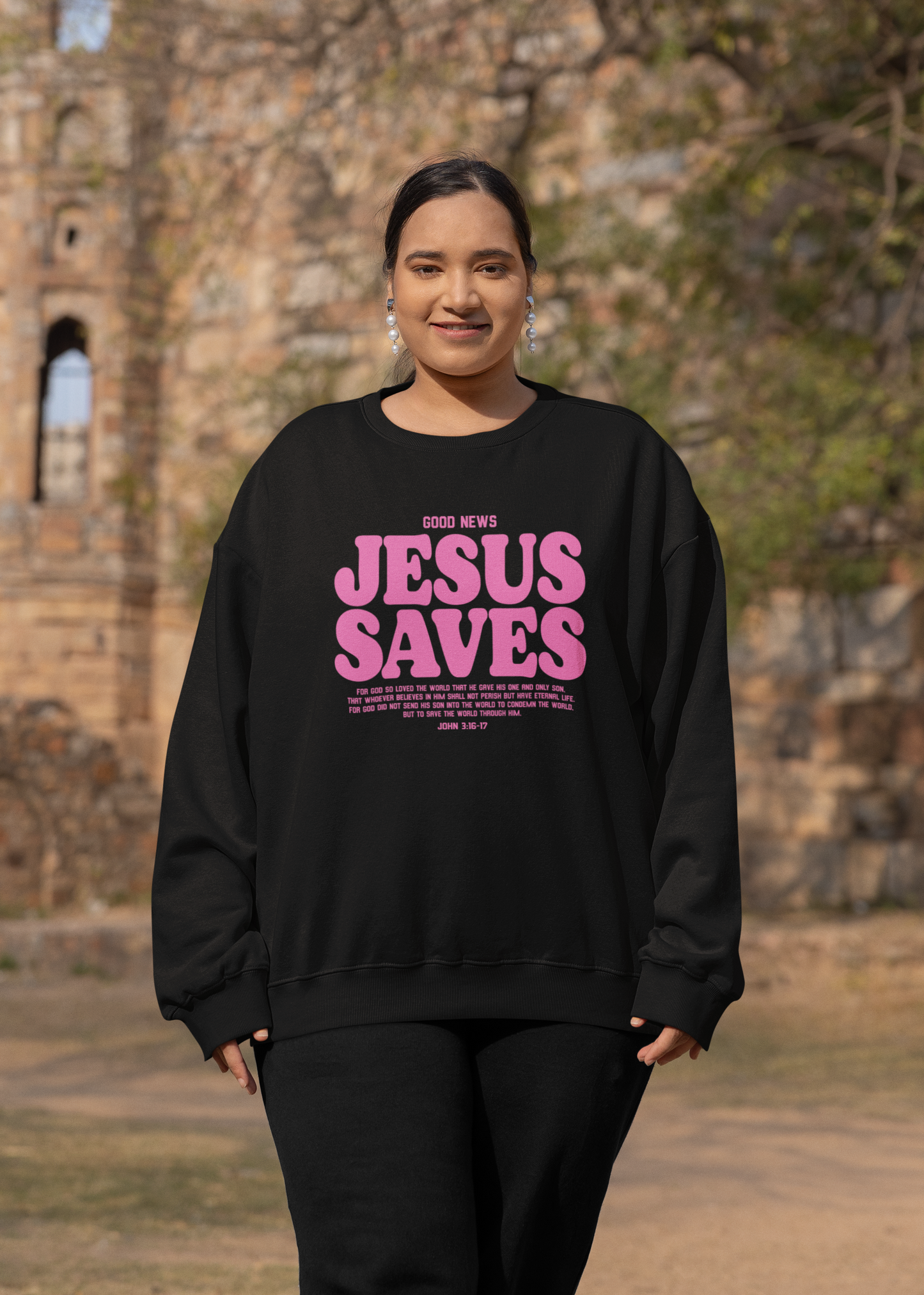 Jesus Saves Crewneck