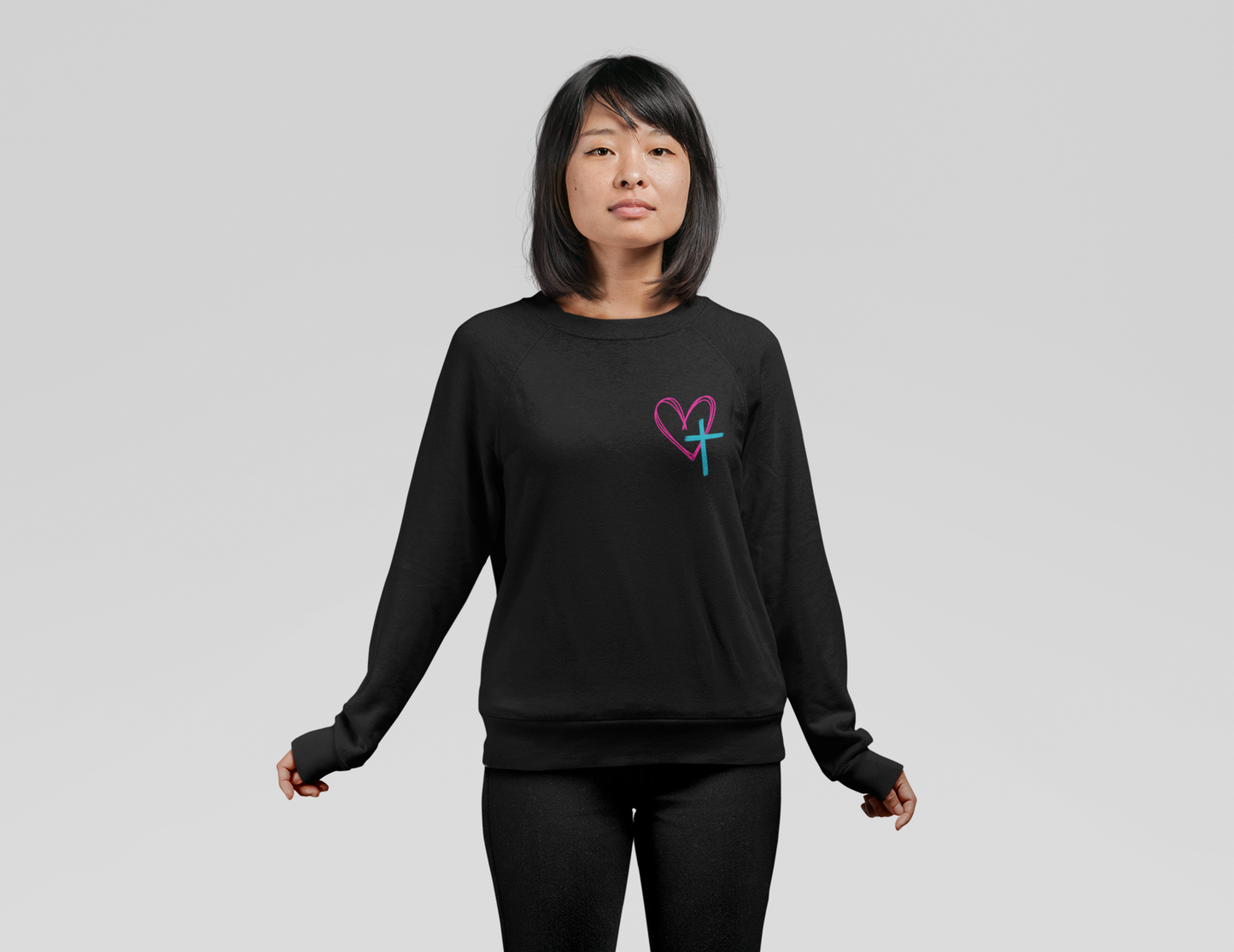 Jesus has my Back Crewneck Sweatshirt