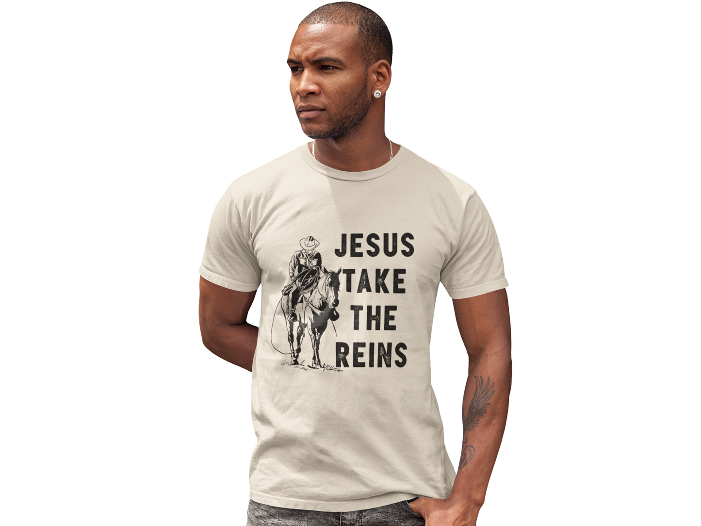 Jesus Take the Reins Tee