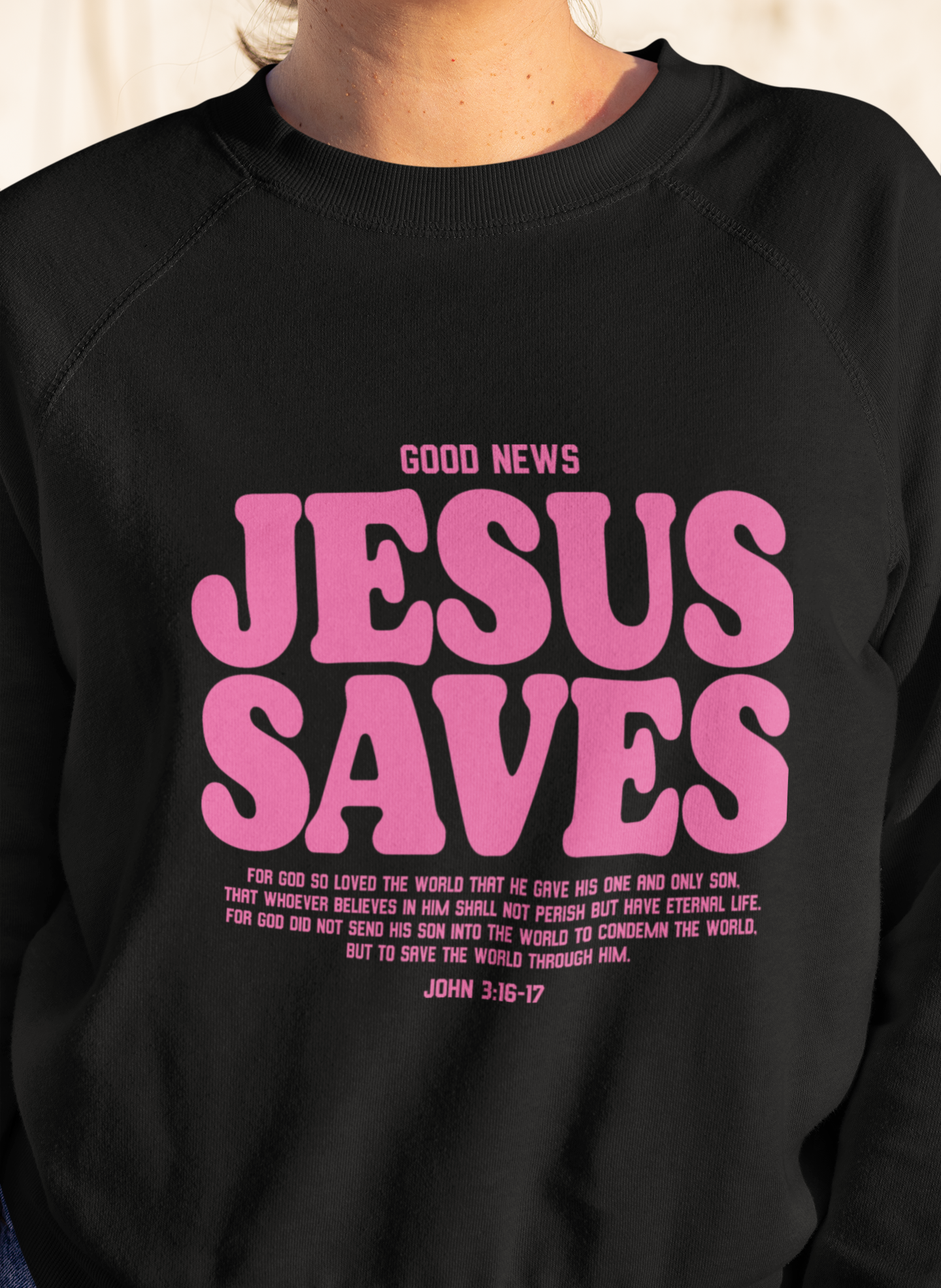 Jesus Saves Crewneck