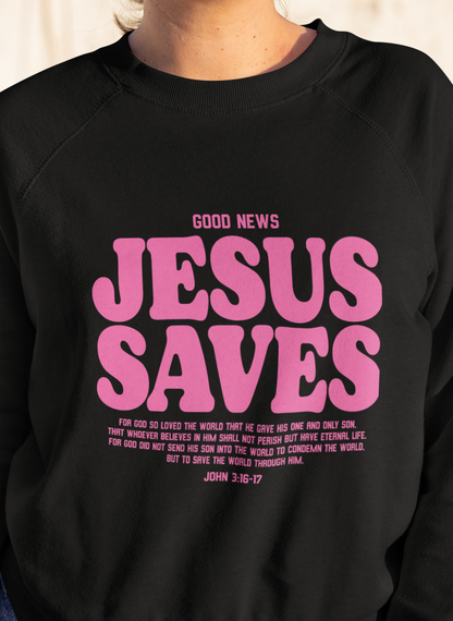 Jesus Saves Crewneck