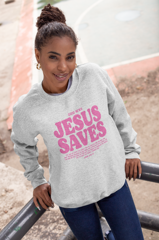 Jesus Saves Crewneck