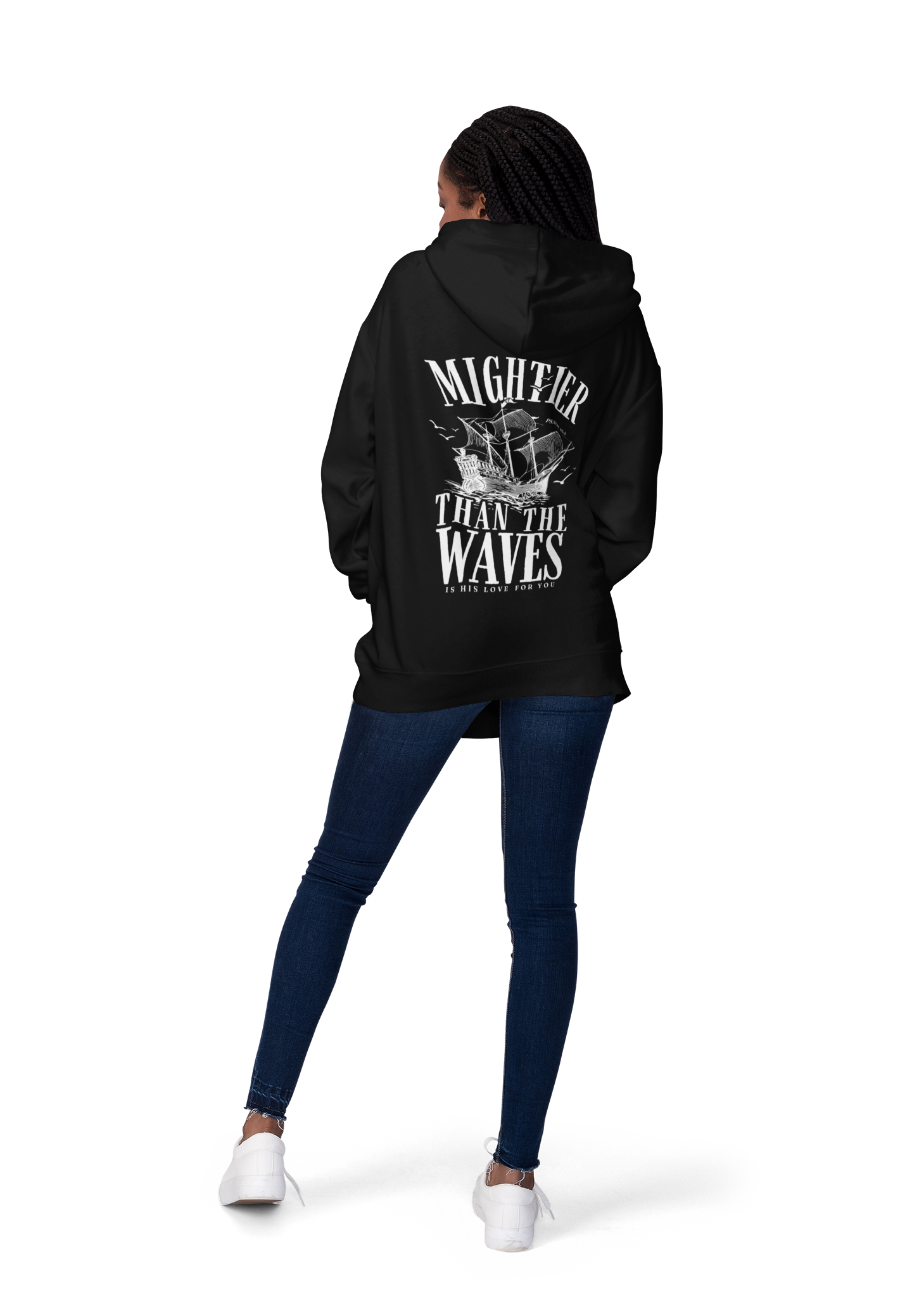 Mightier Than the Waves Hoodie