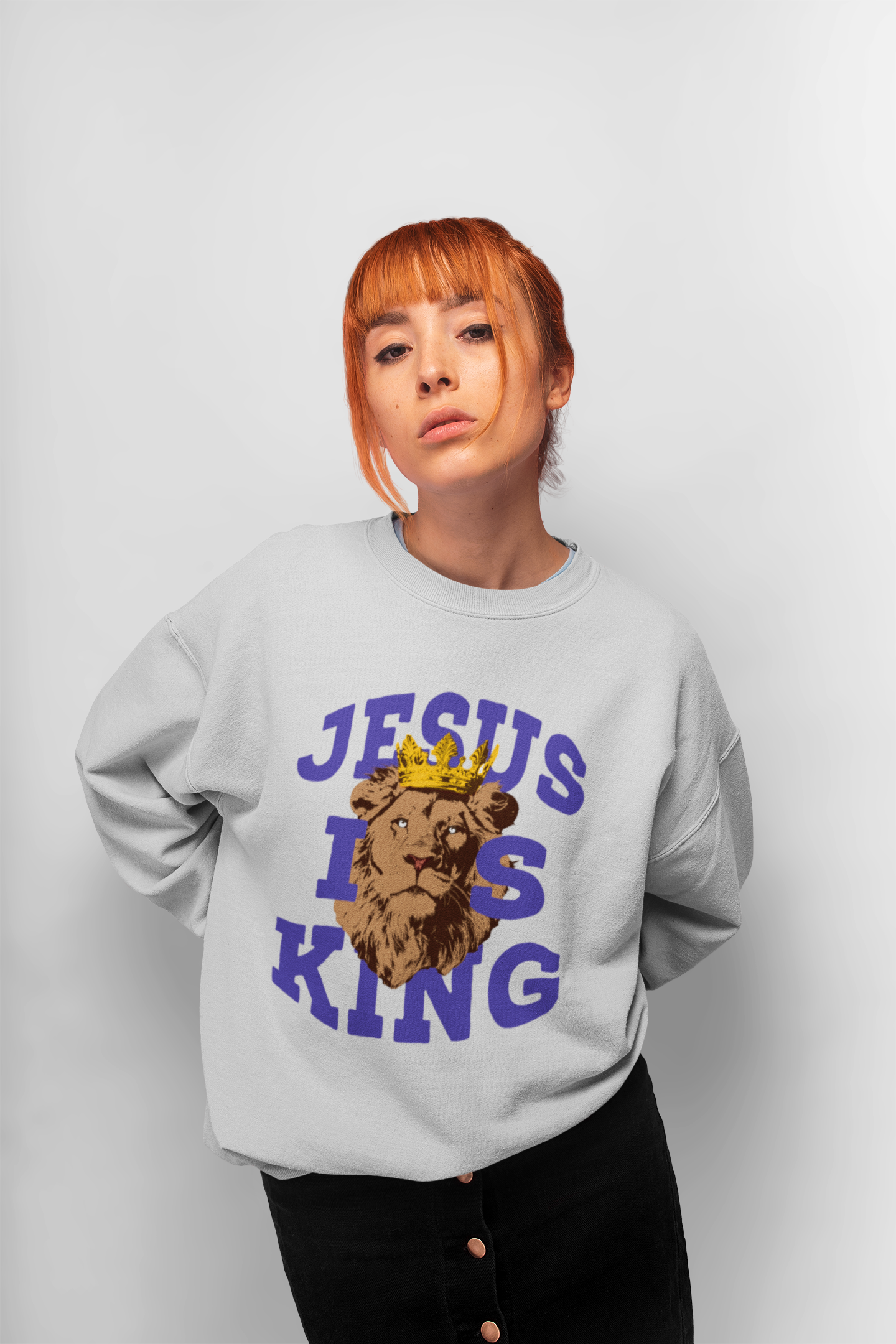 Jesus is King Crewneck