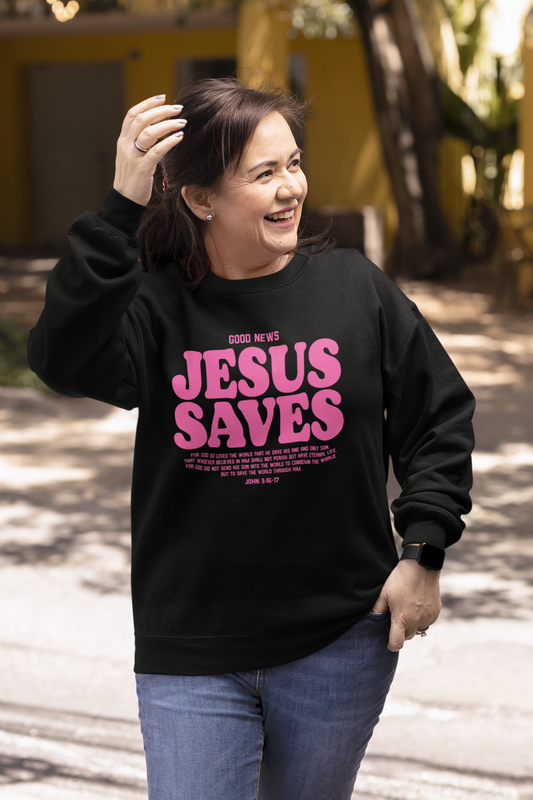 Jesus Saves Crewneck